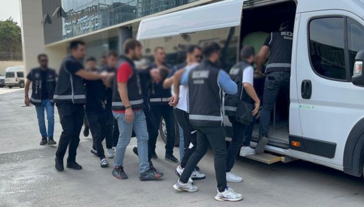 6 ilde suç örgütüne yönelik operasyon: 9 tutuklama