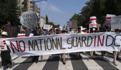 Washington'da Trump protestosu