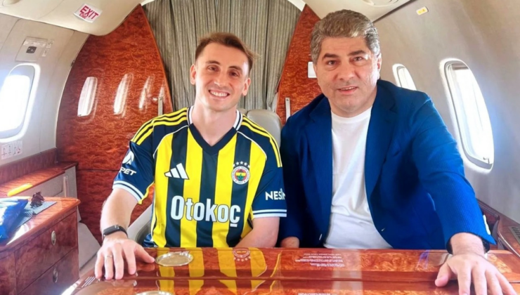 Fenerbahçe'nin yeni transferi Kerem Aktürkoğlu İstanbul'da