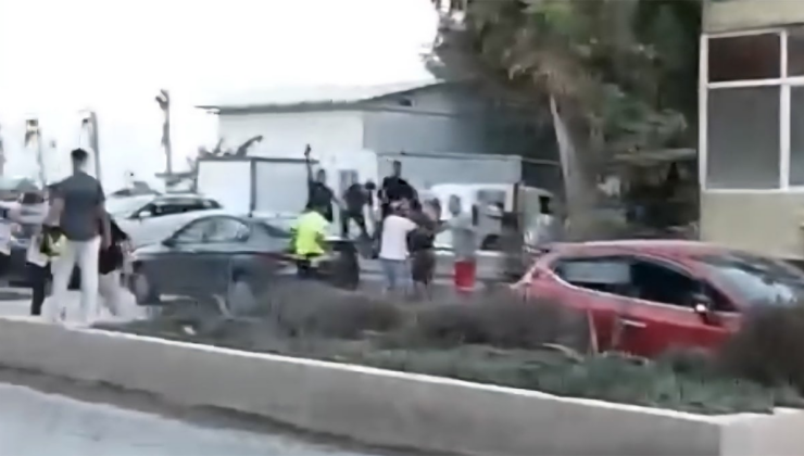 İki grup birbirine girdi, polis havaya ateş açmak zorunda kaldı