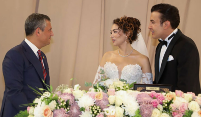 CHP Genel Başkanı Özel, nikah törenine katıldı