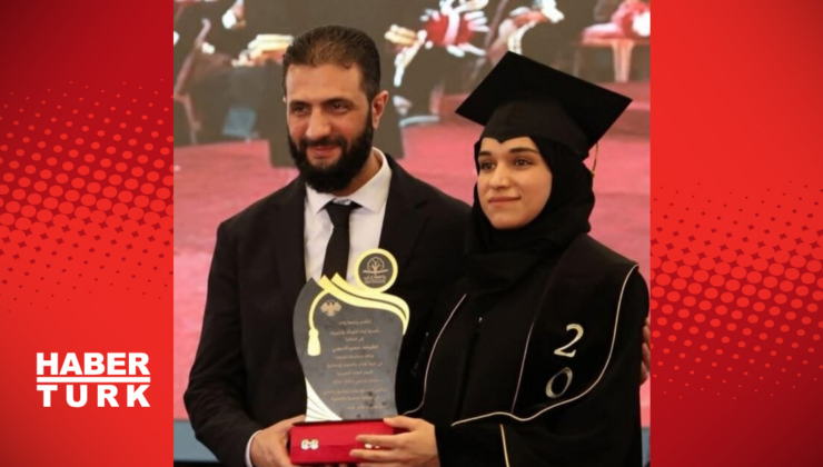 Şara'nın eşi mezun oldu