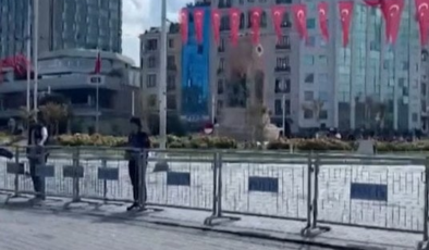Taksim Meydanı'nda olağanüstü önlemler alındı