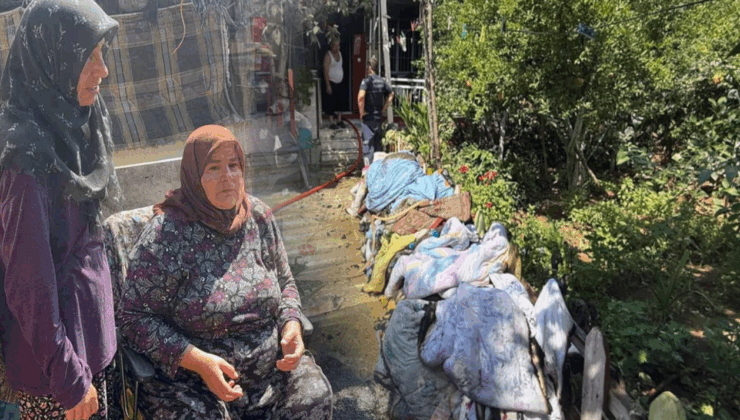 Çöp yakıldığını sandı, evinin yandığı ortaya çıktı