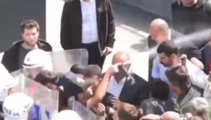 Yüzüne gaz sıkılan CHP'li vekil o anları paylaştı! Bakan Yerlikaya'ya sorular sordu