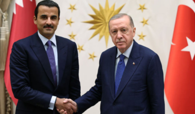 Katar Emiri Al Sani ile görüştü