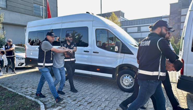 Kocaeli merkezli 3 ilde suç örgütü operasyonu: 7 tutuklama
