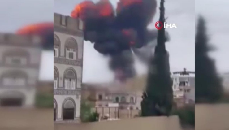 Son dakika: İsrail Yemen'i vurdu