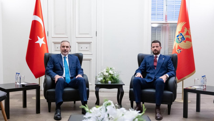 Dışişleri Bakanı Fidan, Karadağ Cumhurbaşkanı Milatovic tarafından kabul edildi