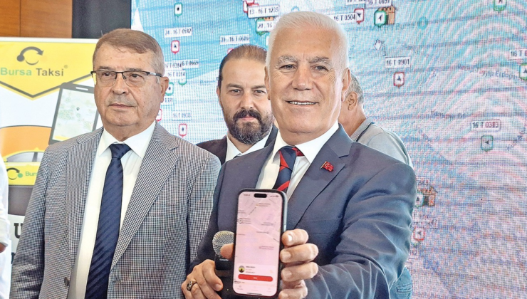 Bursa’da dijital taksi uygulaması hayata geçirildi