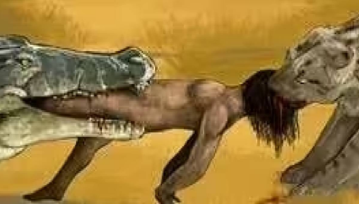 Tarihin en kötü ölüm şekli ortaya çıktı: Timsah bacağını leopar kafasını yedi