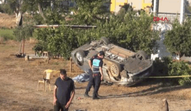 Feci kaza can aldı: Bahçeye uçan otomobilin sürücüsü öldü