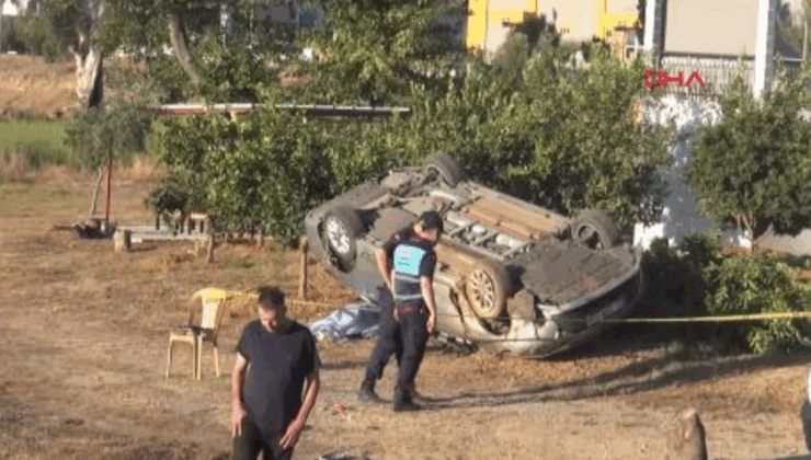 Feci kaza can aldı: Bahçeye uçan otomobilin sürücüsü öldü