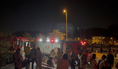 Otelde çıkan yangın büyük paniğe neden oldu