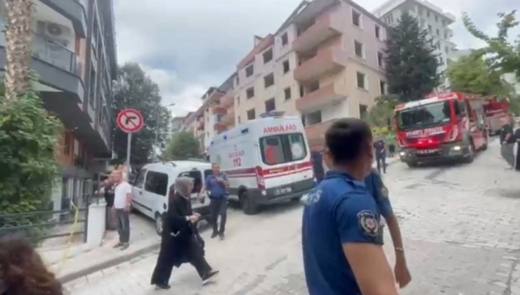 Küçükçekmece'de 5 katlı binada yangın: 1 kişi öldü
