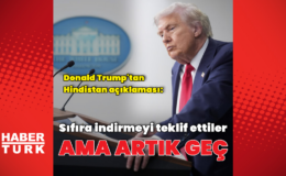 Donald Trump'tan Hindistan açıklaması