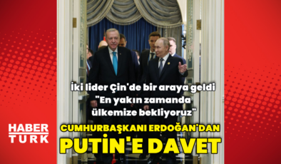 Cumhurbaşkanı Erdoğan Putin ile bir araya geldi