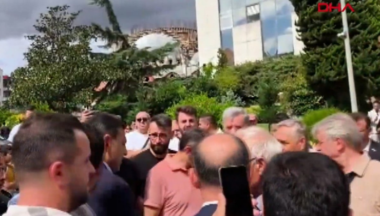 Özgür Çelik, operasyon düzenlenen Bayrampaşa Belediyesi'ni ziyaret etti