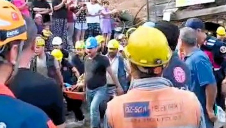 Denizli'de göçük altında kalan madenciler kurtarıldı
