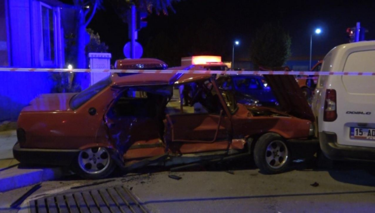 Burdur'da trafik kazası: 1ölü, 4 yaralı