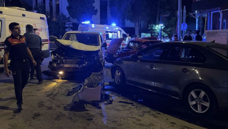 Burdur'da zincirleme kaza: 1 ölü, 4 yaralı