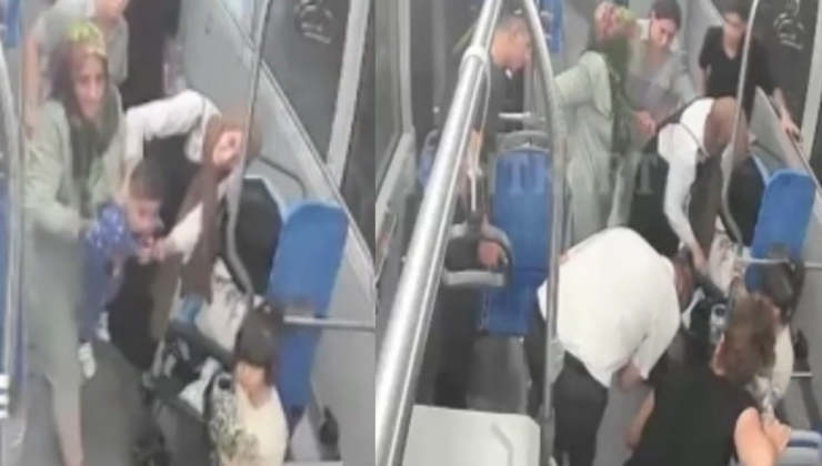 Soluk borusuna yiyecek kaçan çocuğun imdadına şoför yetişti