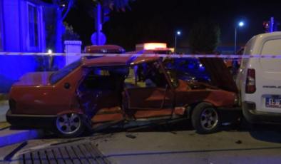 Burdur'da trafik kazası: 1 ölü, 4 yaralı
