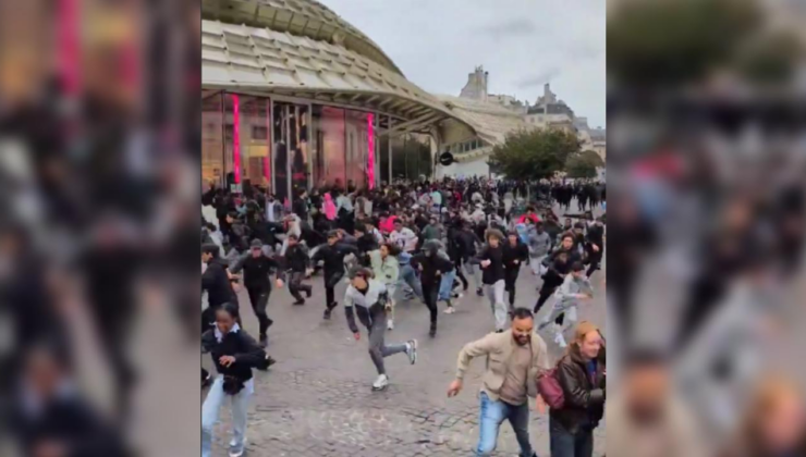 Paris'te bedava tavuk izdihamı