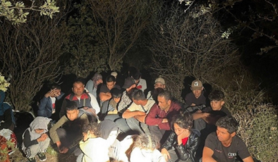 Çanakkale’de 34 düzensiz göçmen güvenlik güçlerince yakalandı