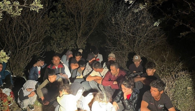 Çanakkale’de 34 düzensiz göçmen güvenlik güçlerince yakalandı