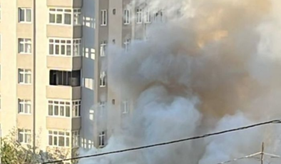Seyir halindeki İETT otobüsü yandı