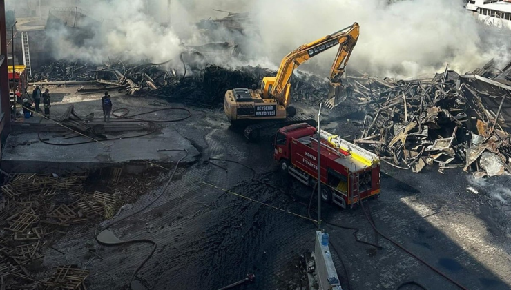 Konya'da silah fabrikasında çıkan yangında yeni gelişme
