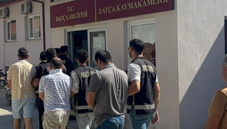 Tekneyle kaçmaya çalışırken yakalanan 8 FETÖ şüphelisi tutuklandı