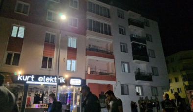 Apartmana pompalı tüfekle saldırı