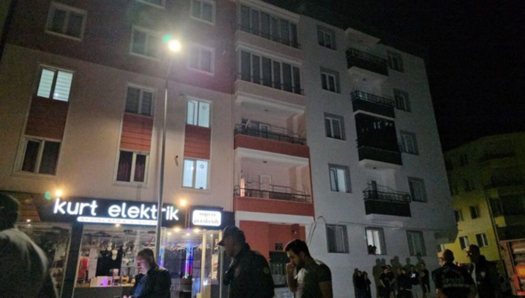 Apartmana pompalı tüfekle saldırı