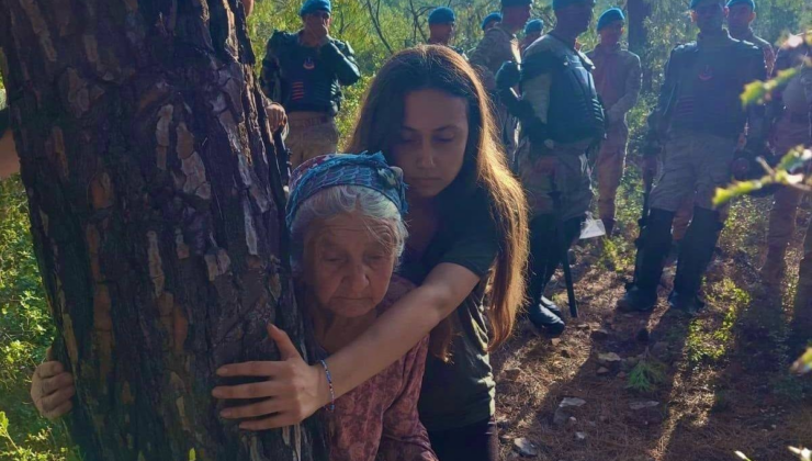 Zehra Nine daha toprağa verilmeden Akbelen'e dozerlerle girdiler