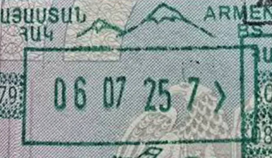 Ermenistan pasaport damgalarından Ağrı Dağı'nı kaldırdı