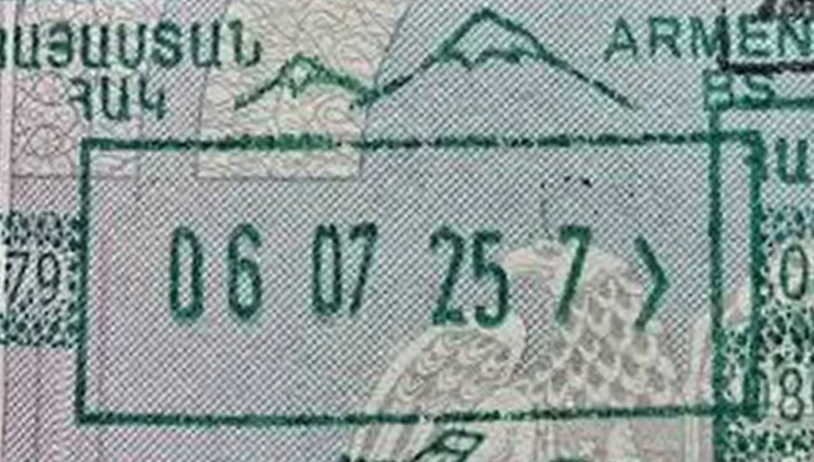Ermenistan pasaport damgalarından Ağrı Dağı'nı kaldırdı
