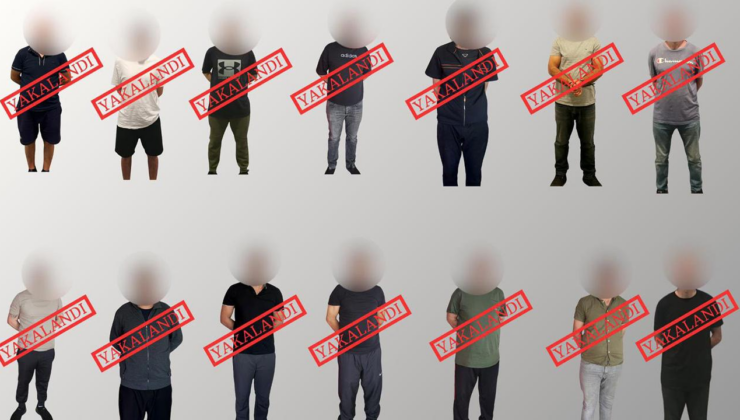 Kırmızı bültenle ve ulusal seviyede aranan 14 suçlu Türkiye'ye getirildi