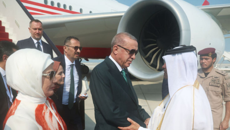 Cumhurbaşkanı Erdoğan Katar'da