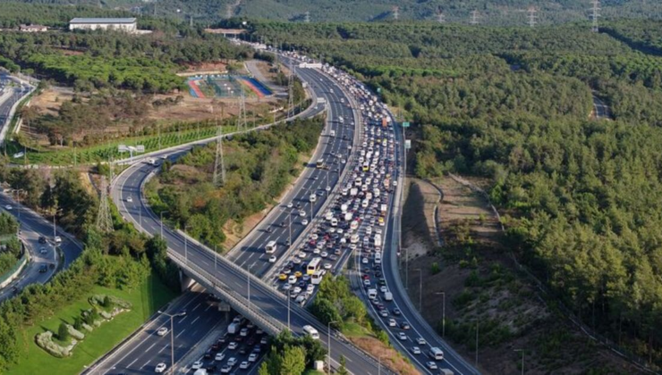 İstanbul'da pazartesi trafiği!