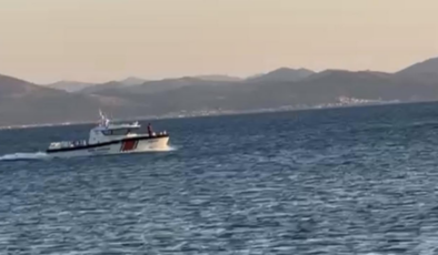 Balıkesir'de denize açıldıktan sonra haber alınamayan kişi için arama çalışması başlatıldı