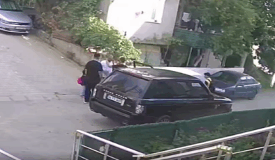 Çocuklarının yanında babaya tokat atan maganda tutuklandı