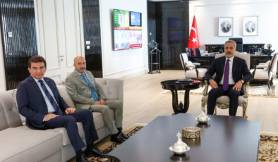 Bakan Fidan, OYAK Yönetim Kurulu Başkanı Aksakallı’yı kabul etti