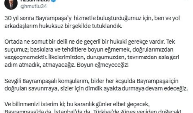 Bayrampaşa Belediye Başkanı Hasan Mutlu tutuklandı