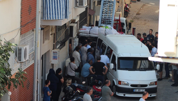 310 kiloydu! Barış'ın cenazesi eşya taşıma asansörüyle evden çıkarıldı
