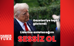 Trump'tan gazeteciye: Sessiz ol