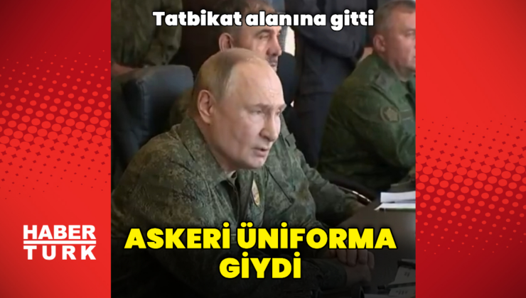 Putin askeri üniforma giydi