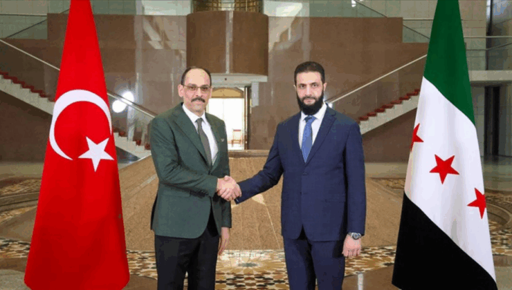 MİT Başkanı Kalın, Şam’da Suriye Cumhurbaşkanı Şara’yla görüşecek
