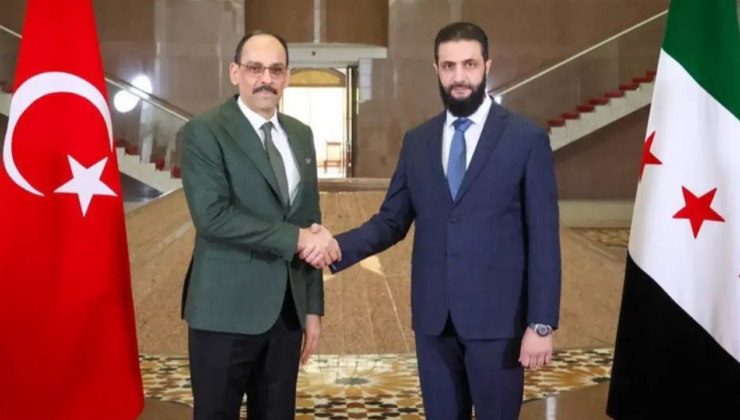 MİT Başkanı Kalın ve Şara'dan Şam'da kritik görüşme